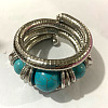 Alloy & Iron & Resin Round Beaded Bangles for Women FS-WG7222A-09-1