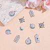 14Pcs 7 Styles 304 Stainless Steel Pendants STAS-SZ0002-78P-3