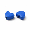 Heart Spray Painted Alloy Beads FIND-G053-01K-3