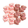 10Pcs 2 Styles Cartoon Cute Little Pig Silicone Beads JX656A-1