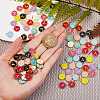 120Pcs 12 Colors Golden Plated Alloy Charms ENAM-SZ0001-64Y-4