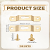 30Pcs Iron Frame Hook Hanger FIND-LP0009-08-2