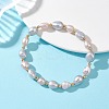 Natural Cultured Freshwater Pearl Beads Stretch Bracelets for Women BJEW-JB13210-01-1