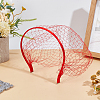 2Pcs Polyester Mesh Veil Hair Bands MRMJ-BC0003-49-5