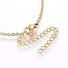 304 Stainless Steel Pendant Necklaces NJEW-G314-07-4
