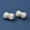 Brass Micro Pave Cubic Zirconia Beads KK-S336-05S-02A-2
