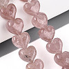 Natural Strawberry Quartz Beads Strands G-T144-22A-01-1