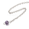 Natural Quartz Crystal Teardrop Dowsing Pendulums G-K338-11P-01-3