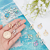18Pcs 3 Colors 201 Stainless Steel Pendants STAS-DC0003-05-2