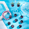10Pcs Handmade Inner Flower Lampwork Beads LAMP-PA0001-02B-3