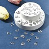 64Pcs 16 Styles Anti-Tarnish 201 Stainless Steel Charms STAS-FS0001-63-8