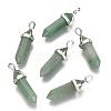 Natural Mixed Gemstone Double Terminated Pointed Pendants G-F295-04-2