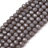 Opaque Solid Color Imitation Jade Glass Beads Strands EGLA-A044-P2mm-D10-1