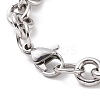304 Stainless Steel Rolo Chains Necklaces NJEW-F297-02P-3