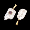 Natural Mixed Gemstone Pendants PALLOY-JF05974-2