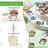 40Pcs 8 Colors Zinc Alloy Pendants FIND-CJ0001-73-7