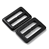 Rectangle Shape Resin Buckle Clasps RESI-WH0035-25A-02-2