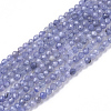 Natural Tanzanite Beads Strands G-S361-2mm-008-1