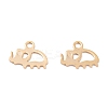 201 Stainless Steel Charms STAS-B001-40G-1
