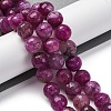 Natural Dragon Veins Agate(Dyed & Heated) Beads Strands G-K390-A10-01-1
