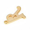 201 Stainless Steel Pendants STAS-L244-04A-G-3