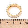 304 Stainless Steel Micro Pave Cubic Zirconia Finger Rings RJEW-D336-11G-5