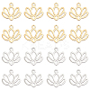 20Pcs 2 Colors 304 Stainless Steel Pendants STAS-UN0057-43-1