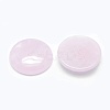 Natural Rose Quartz Cabochons G-E492-F-02-2