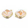 Resin Pendants PALLOY-N161-004-NR-4