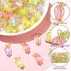 200Pcs Transparent ABS Plastic Pendants PALLOY-CJ00120-3