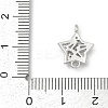 Brass Clear Cubic Zirconia Connector Charms LS-KK-Z094-03P-02-3