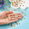 160Pcs 8 Colors Alloy Enamel Bead Caps FIND-TA0008-38-6