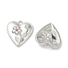 304 Stainless Steel Rhinestone Pendants STAS-L308-09P-2