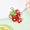 Glass & Acrylic Pendant Decorations HJEW-YW00052-02-1