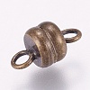 Brass Magnetic Clasps X-KK-G318-04AB-1