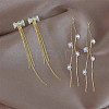 8Pcs 4 Style Brass Big Pendants KK-FH0005-88-4