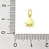 Real 18K Gold Plated Rack Plating Brass Enamel Charms KK-M293-28G-03-3