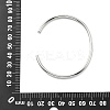 304 Stainless Steel Cuff Bangles for Women Men STAS-B082-08P-6