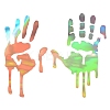 Car Decals- 1 Pcs Hand Car Hood Sticker ST-F711-2-3