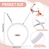 Cloth and Plastic Hair Bands OHAR-TAC0020-01G-5