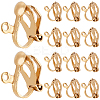 80Pcs 304 Stainless Steel Clip-on Earring Findings STAS-SP0001-25G-1