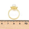 Brass Micro Pave Cubic Zirconia Finger Rings for Women RJEW-D340-02G-02-2