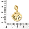 Brass Enamel European Dangle Charms KK-C119-05G-03-3