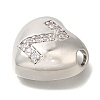 Rack Plating Brass Micro Pave Cubic Zirconia Pendants KK-I722-04P-Z-2