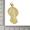 Rack Plating Brass Micro Pave Clear Cubic Zirconia Pendants KK-P267-14E-G-3