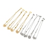 8Pcs 2 Style Adjustable 304 Stainless Steel Slider Bracelet Making AJEW-PH0011-83-1