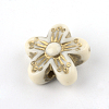 Flower Plating Acrylic Beads LS-X-PACR-Q102-138A-2