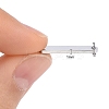 Anti-Tarnish 304 Stainless Steel Pendants STAS-I311-30P-6
