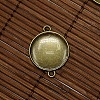 20mm Clear Domed Glass Cabochon Cover for Flat Round DIY Alloy Photo Connector Making DIY-X0107-AB-FF-2