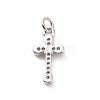 Brass Micro Pave Cubic Zirconia Pendants KK-C012-49P-2